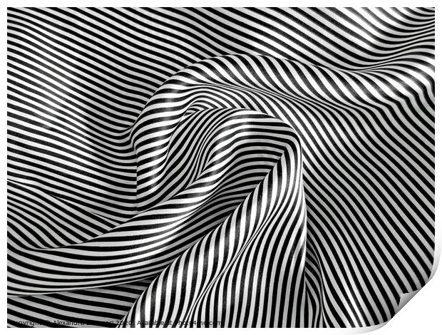 Silk Swirls Print by Alexandra Lavizzari