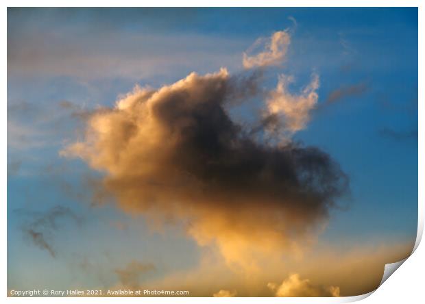 Cloud formation Print by Rory Hailes