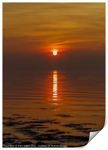 Sunset Print by Rory Hailes
