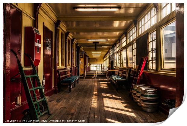 Old Yorkshire Train Station. Print by Phil Longfoot