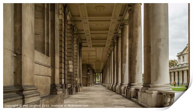 The Old Royal Naval College London  Print by Phil Longfoot