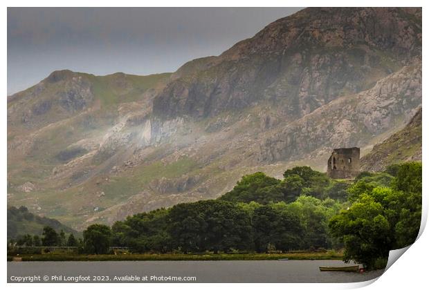 Beauty of Llyn Padarn Llanberis  Print by Phil Longfoot