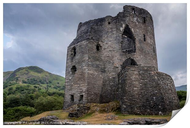 Dolbadarn Castle  Print by Phil Longfoot