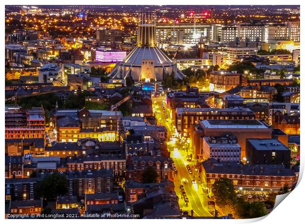 Hope Street Liverpool  Print by Phil Longfoot