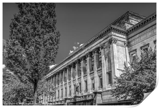 St George's Hall Liverpool  Print by Phil Longfoot