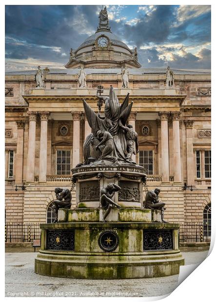 Nelson Memorial and Town Hall Liverpool  Print by Phil Longfoot