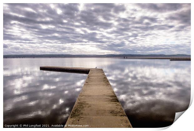 West Kirby Reflections Print by Phil Longfoot
