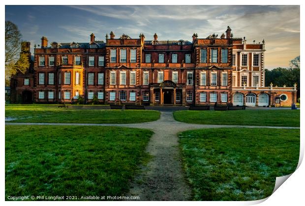 Croxteth Hall and Country Park Liverpool  Print by Phil Longfoot