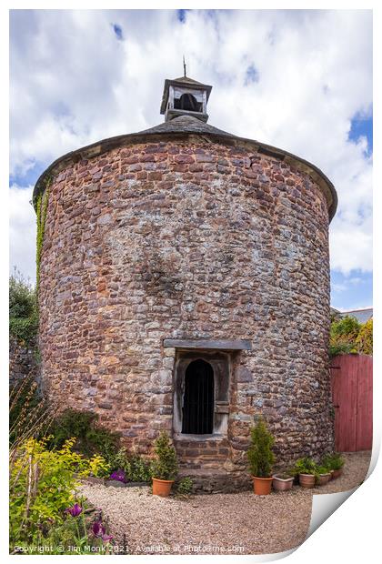 Dunster Dovecote Print by Jim Monk