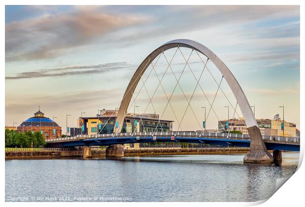 The Squinty Bridge, Glasgow. Print by Jim Monk