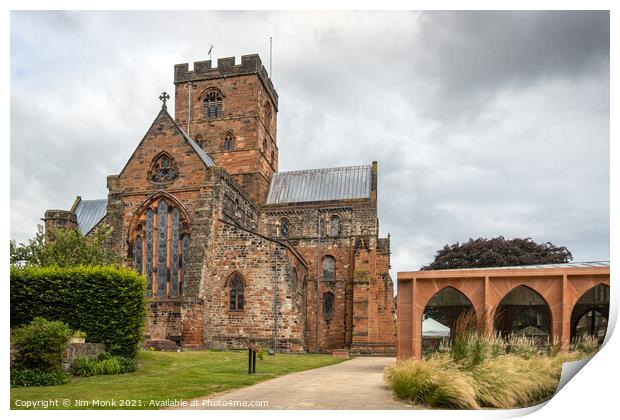 Carlisle Cathedral Print by Jim Monk