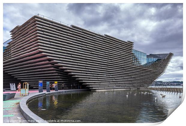  V&A in Dundee Print by Jim Monk