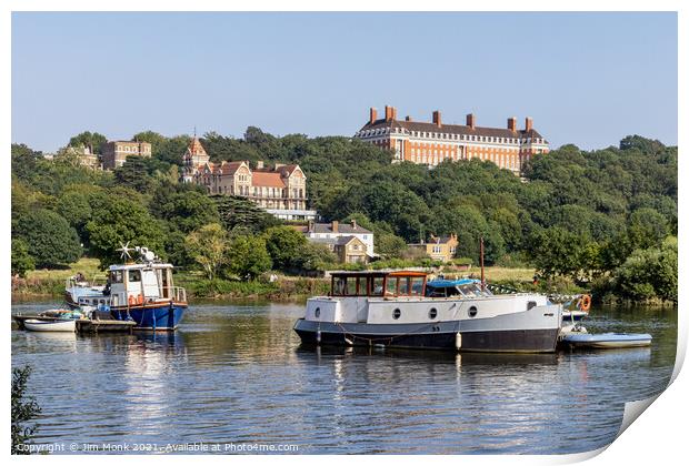 River Thames, Richmond Print by Jim Monk