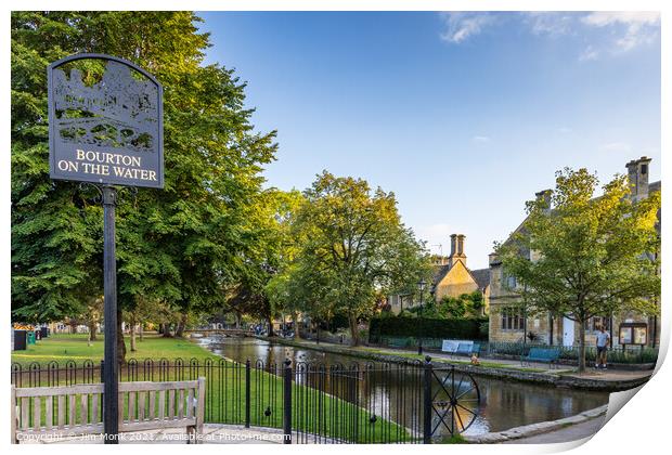 Bourton-on-the-Water, The Cotswolds Print by Jim Monk