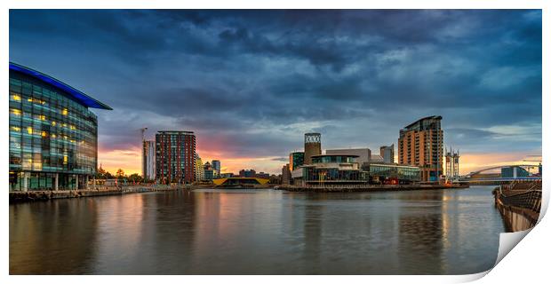 Salford Media City Print by Jim Monk