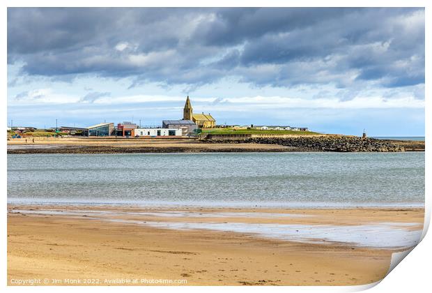 Newbiggin by the Sea, Northumberland Print by Jim Monk