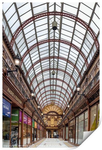 Central Arcade, Newcastle Upon Tyne Print by Jim Monk