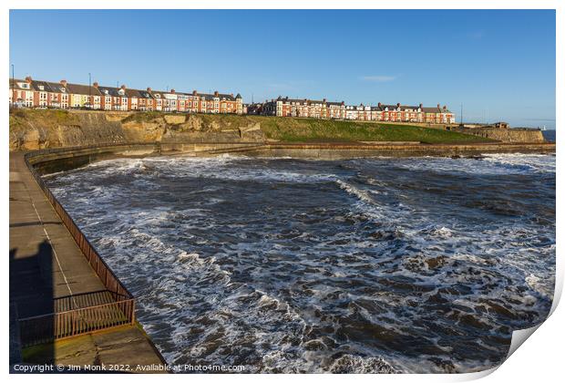 Brown's Bay, North Tyneside Print by Jim Monk