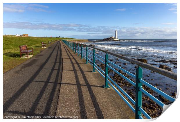 The Walk To St Mary's Print by Jim Monk