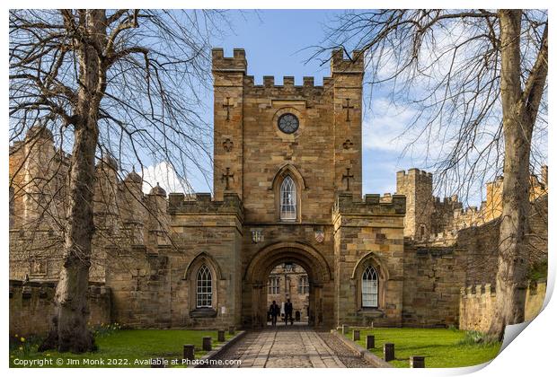 Durham Castle Print by Jim Monk