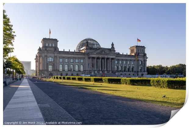 Reichstag Building Print by Jim Monk
