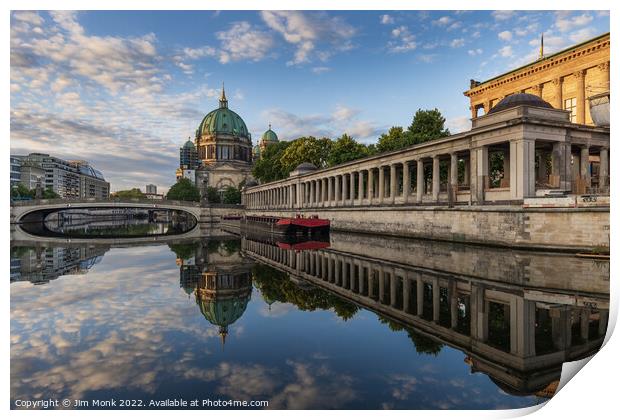 Spree River Reflections Print by Jim Monk