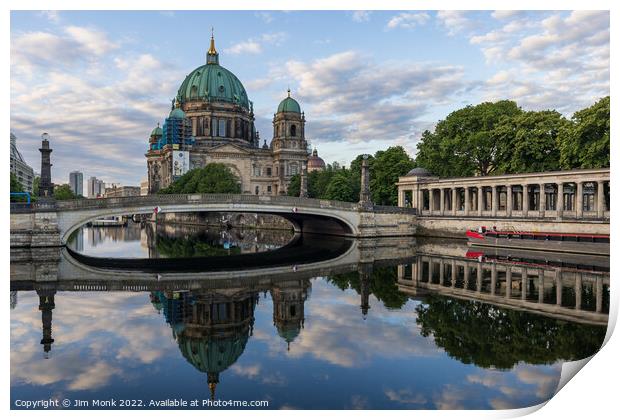 Friedrichs Bridge, Berlin Print by Jim Monk