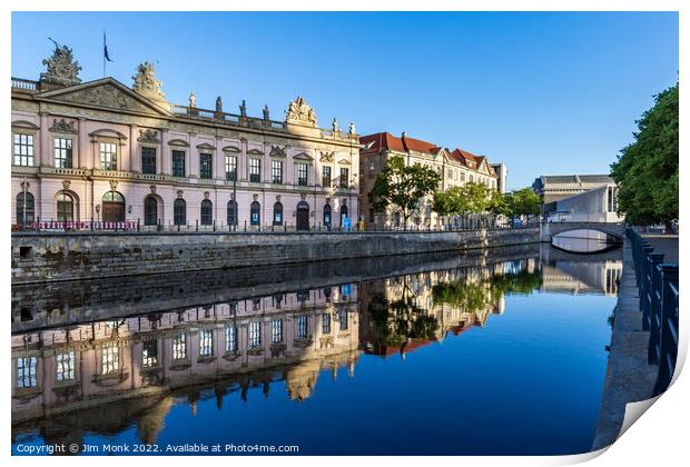 Spree Reflections Print by Jim Monk