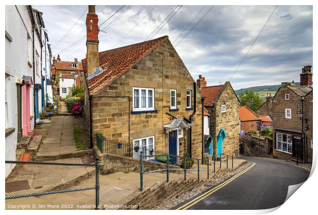 Robin Hood's Bay Print by Jim Monk