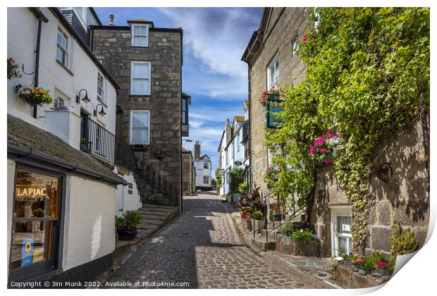 Bunkers Hill, St Ives Print by Jim Monk