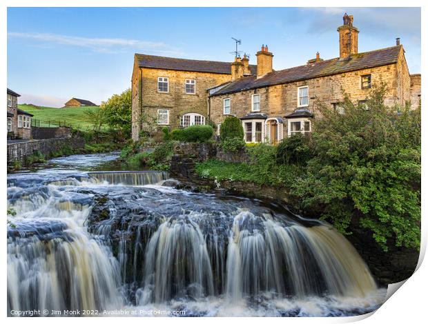 Hawes Falls Print by Jim Monk