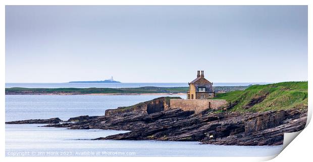 The Bathing House, Howick Print by Jim Monk