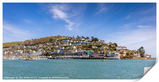 Kingswear Panorama Print by Jim Monk