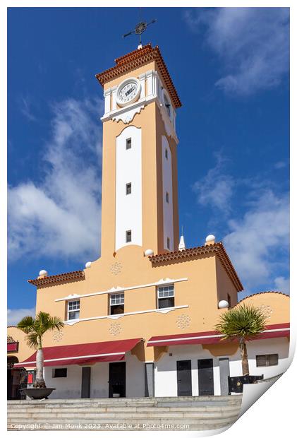 Municipal Market in Santa Cruz de Tenerife Print by Jim Monk