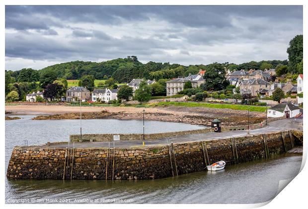 Aberdour Harbour Print by Jim Monk