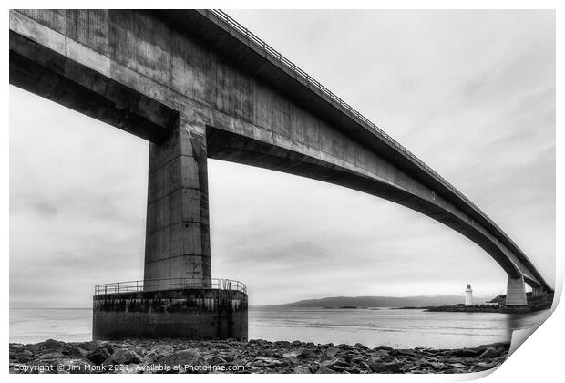 Skye Bridge Print by Jim Monk