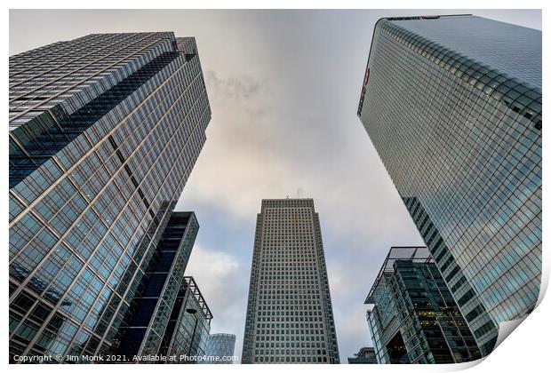 Skyscapers Print by Jim Monk