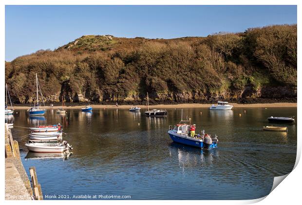 Solva Harbour, Pembrokeshire Print by Jim Monk