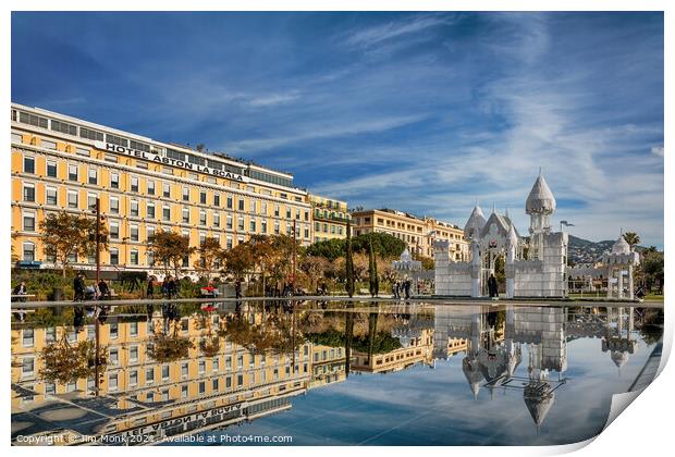  Miroir d'eau, Nice Print by Jim Monk