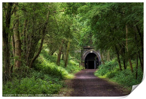 Kelmarsh tunnels Print by Jim Monk