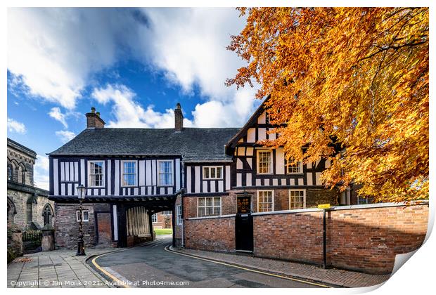 Castle Gate House, Leicester Print by Jim Monk