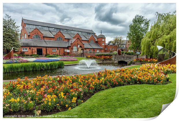 Queens Park, Loughborough Print by Jim Monk