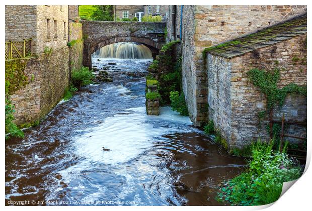 Hawes, Yorkshire Dales Print by Jim Monk