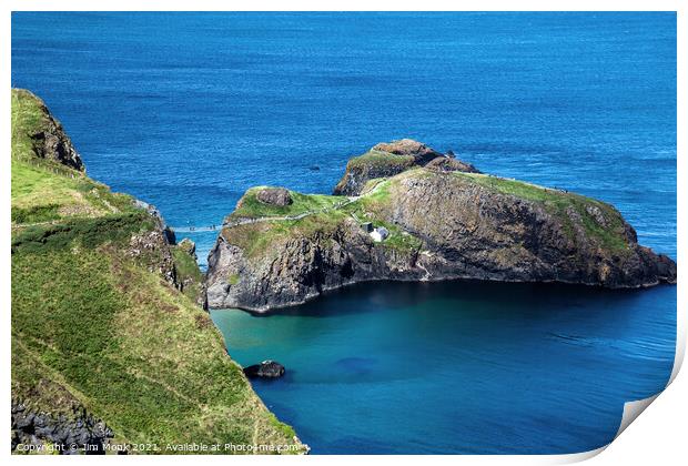 Carrick-a-Rede, Northern Ireland Print by Jim Monk