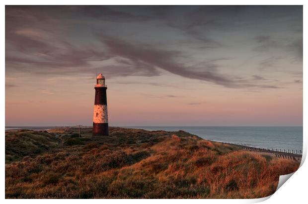 Last of the Light, Spurn Point, East Yorkshire  Print by Tony Gaskins