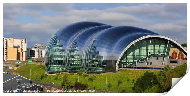 The Sage, Gateshead, England, UK Print by Geraint Tellem ARPS