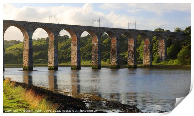 Royal Border Bridge, Berwick upon Tweed, Northumberland, UK Print by Geraint Tellem ARPS
