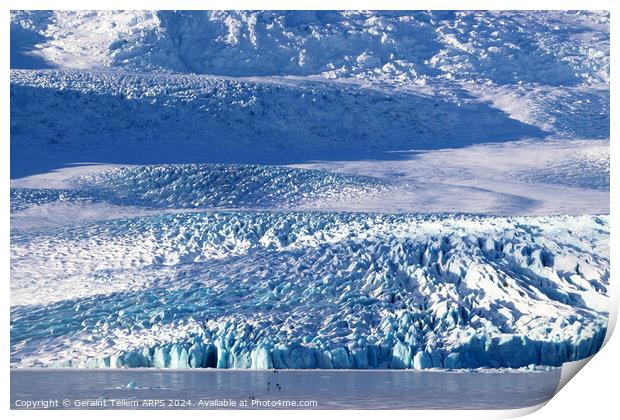 Fjallsarlon glacier, southern Iceland Print by Geraint Tellem ARPS