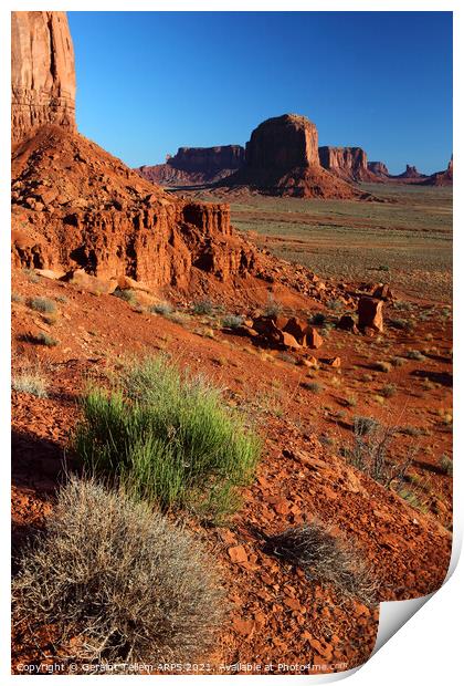 Monument Valley, Arizona, USA Print by Geraint Tellem ARPS