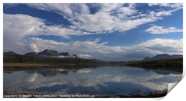 Kyle of Tongue and Ben Loyal, Tongue, Sutherland Print by Geraint Tellem ARPS